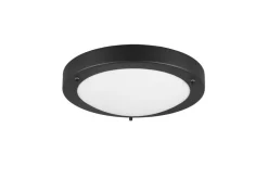 Trio Lighting kattovalaisin Condus H2O E27 mattamusta