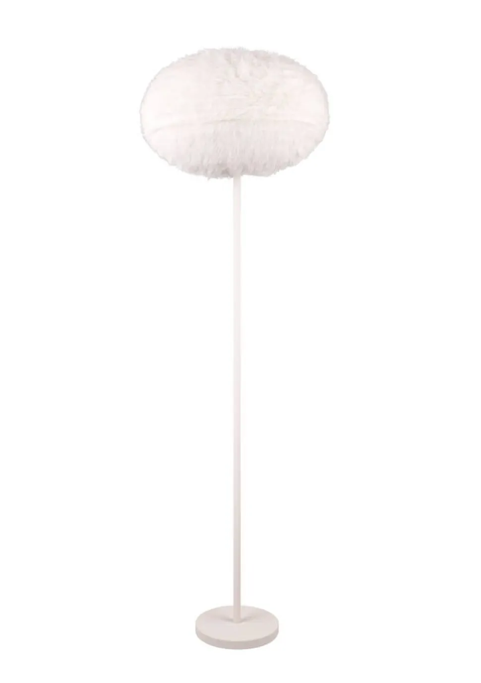 Trio Lighting lattiavalaisin Furry E27 hiekanvalkoinen