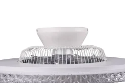 Trio Lighting LED kattotuuletin Harstad kromi starlight