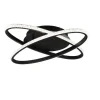 Trio Lighting LED kattovalaisin Lane mattamusta/kristalliefe