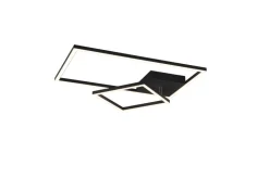Trio Lighting LED kattovalaisin Padella mattamusta