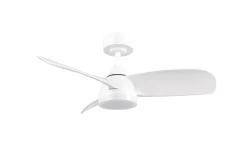 Trio Lighting LED tuuletinkattovalaisin Helsinki mattavalkoi