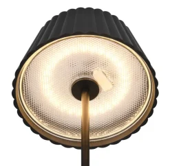 Trio Lighting LED ulkolattiavalaisin Suarez mattamusta ladat