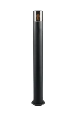 Trio Lighting pylväsvalaisin Hoosic 80 cm E27 mattamusta