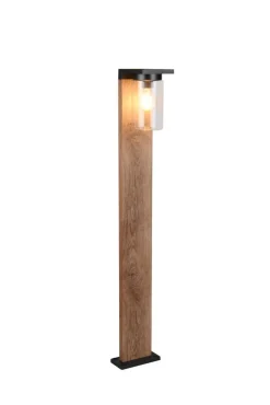 Trio Lighting pylväsvalaisin Ardila 100 cm E27 puu/m.musta h