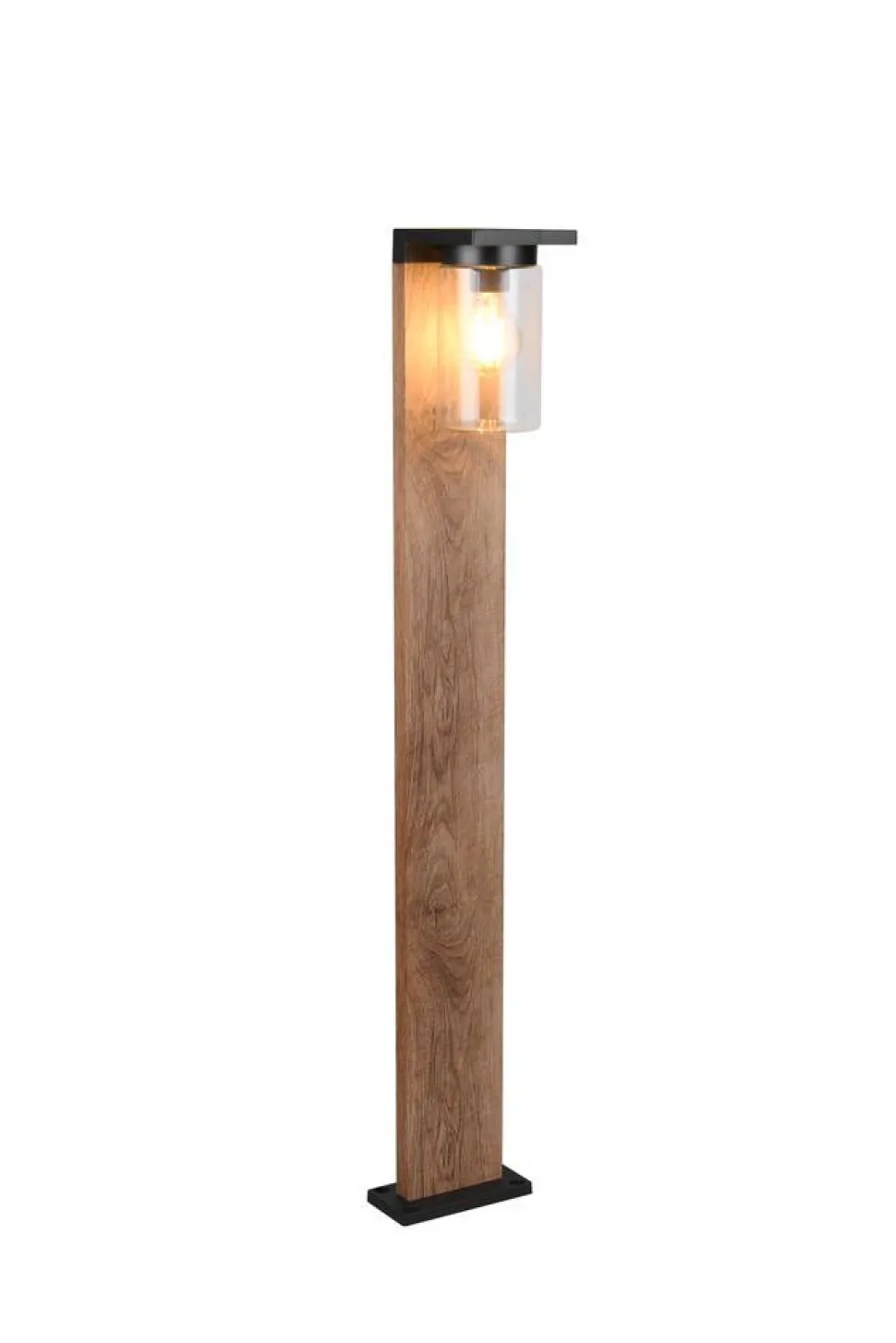 Trio Lighting pylväsvalaisin Ardila 100 cm E27 puu/m.musta h