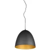 Trio Lighting riippuvalaisin Tilda 40 cm E27 mattamusta/kult