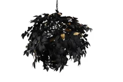 Trio Lighting riippuvalaisin Leavy 70 cm 4xE14 mattamusta