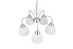 Trio Lighting riippuvalaisin Dobby 5-os E27 harjattu teräs/a