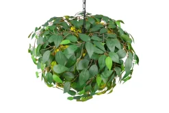 Trio Lighting riippuvalaisin Leavy 70 cm 4xE14 vihreä