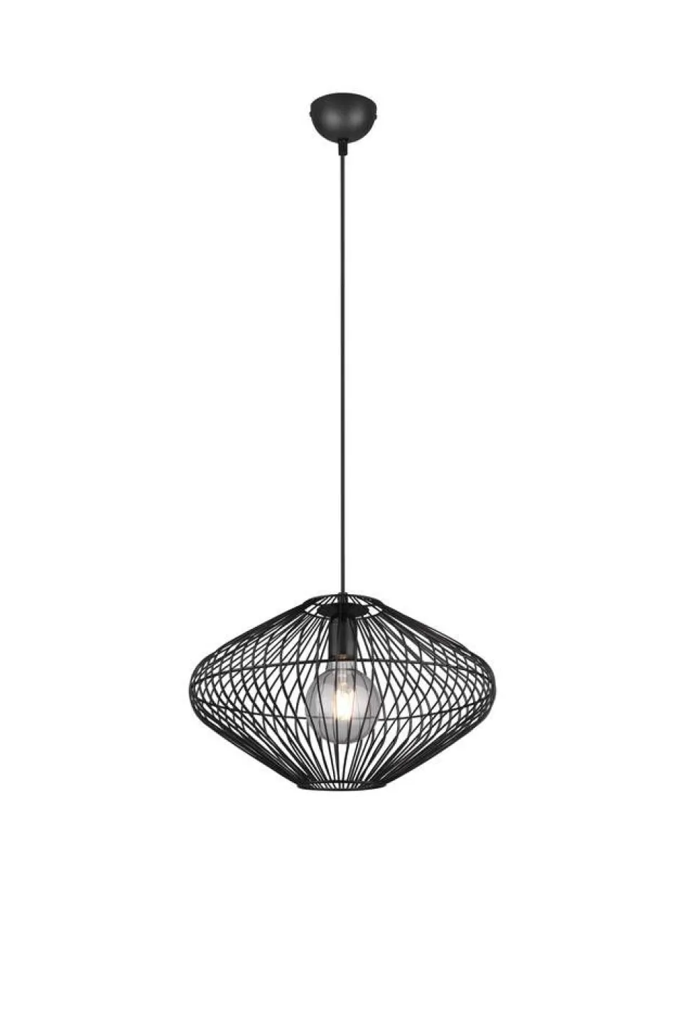 Trio Lighting riippuvalaisin Cobain E27 mattamusta