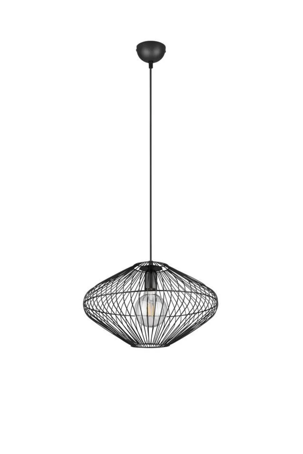 Trio Lighting riippuvalaisin Cobain E27 mattamusta