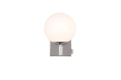 Trio Lighting seinävalaisin Kula H2O 1-os E14 kromi
