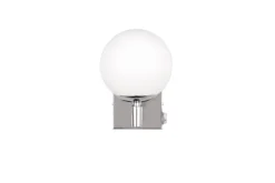 Trio Lighting seinävalaisin Kula H2O 1-os E14 kromi