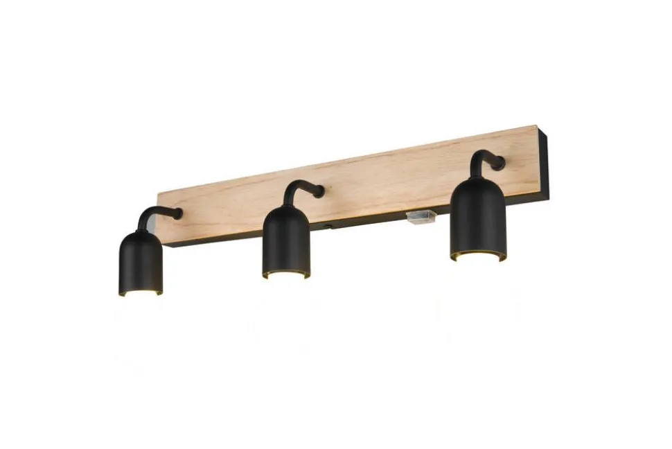 Trio Lighting seinävalaisin Arturo H2O 3-os E27 puu/mattamus