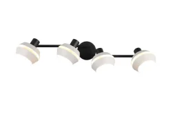 Trio Lighting spottivalaisin Isla 4-os E14 lämmin harmaa/mat