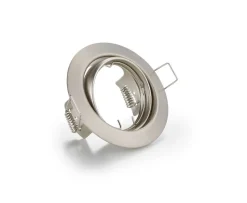 Trio Lighting alasavalo Jura GU10 harjattu teräs pyöreä