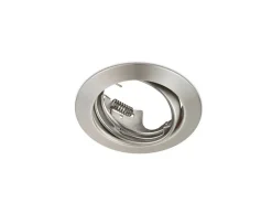 Trio Lighting alasavalo Jura GU10 harjattu teräs pyöreä