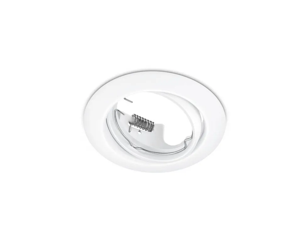 Trio Lighting alasvalo Jura GU10 mattavalkoinen pyöreä