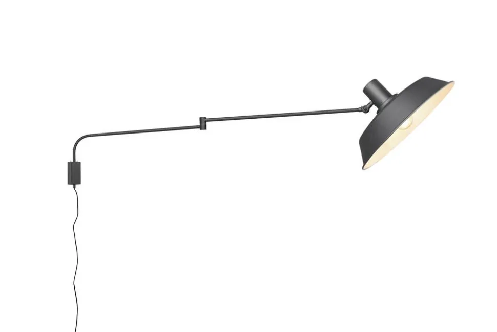 Trio Lighting Bolder seinävalaisin E27 mattamusta