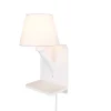 Trio Lighting Comfort seinävalaisin E14 mattavalkoinen latau