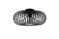 Trio Lighting kattovalaisin Johann 40 cm E27 mattamusta