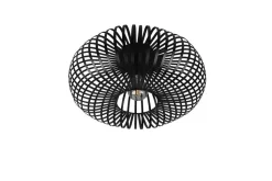 Trio Lighting kattovalaisin Johann 40 cm E27 mattamusta