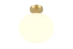 Trio Lighting kattovalaisin Fomento E27 mattamessinki/valkoi