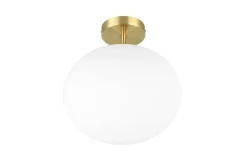 Trio Lighting kattovalaisin Fomento E27 mattamessinki/valkoi