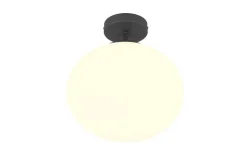 Trio Lighting kattovalaisin Fomento E27 mattamusta/valkoinen