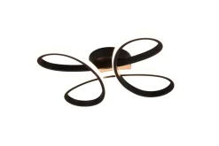 Trio Lighting kattovalaisin Fly LED 40 cm mattamusta