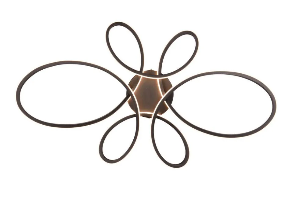 Trio Lighting kattovalaisin Fly LED 83 cm mattamusta