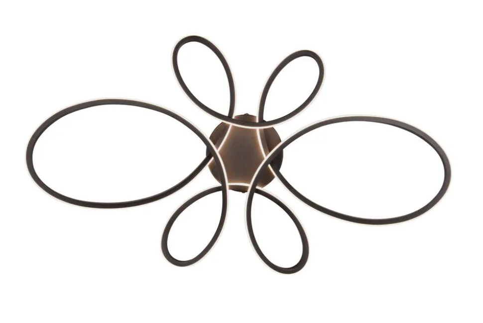 Trio Lighting kattovalaisin Fly LED 83 cm mattamusta
