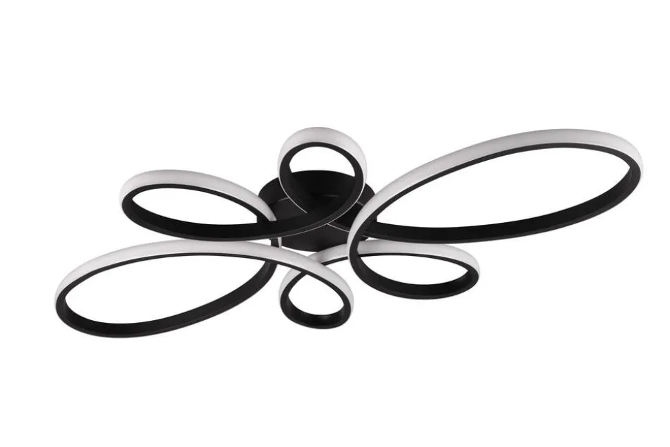 Trio Lighting kattovalaisin Fly LED 83 cm mattamusta