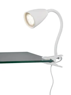 Trio Lighting klipsuvalaisin Wanda GU10 mattavalkoinen
