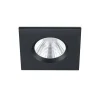 Trio Lighting LED alasvalo Zagros IP65 mattamusta neliö