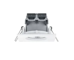 Trio Lighting LED alasvalo Zagros IP65 mattavalkoinen neliö