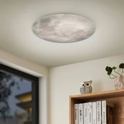 Trio Lighting LED kattovalaisin Lunar 40 cm valkoinen