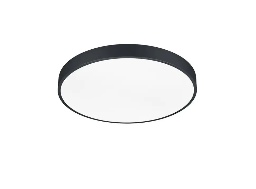 Trio Lighting LED kattovalaisin Waco 49 cm mattamusta