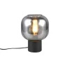 Trio Lighting pöytävalaisin Diva E27 mattamusta/kromattu
