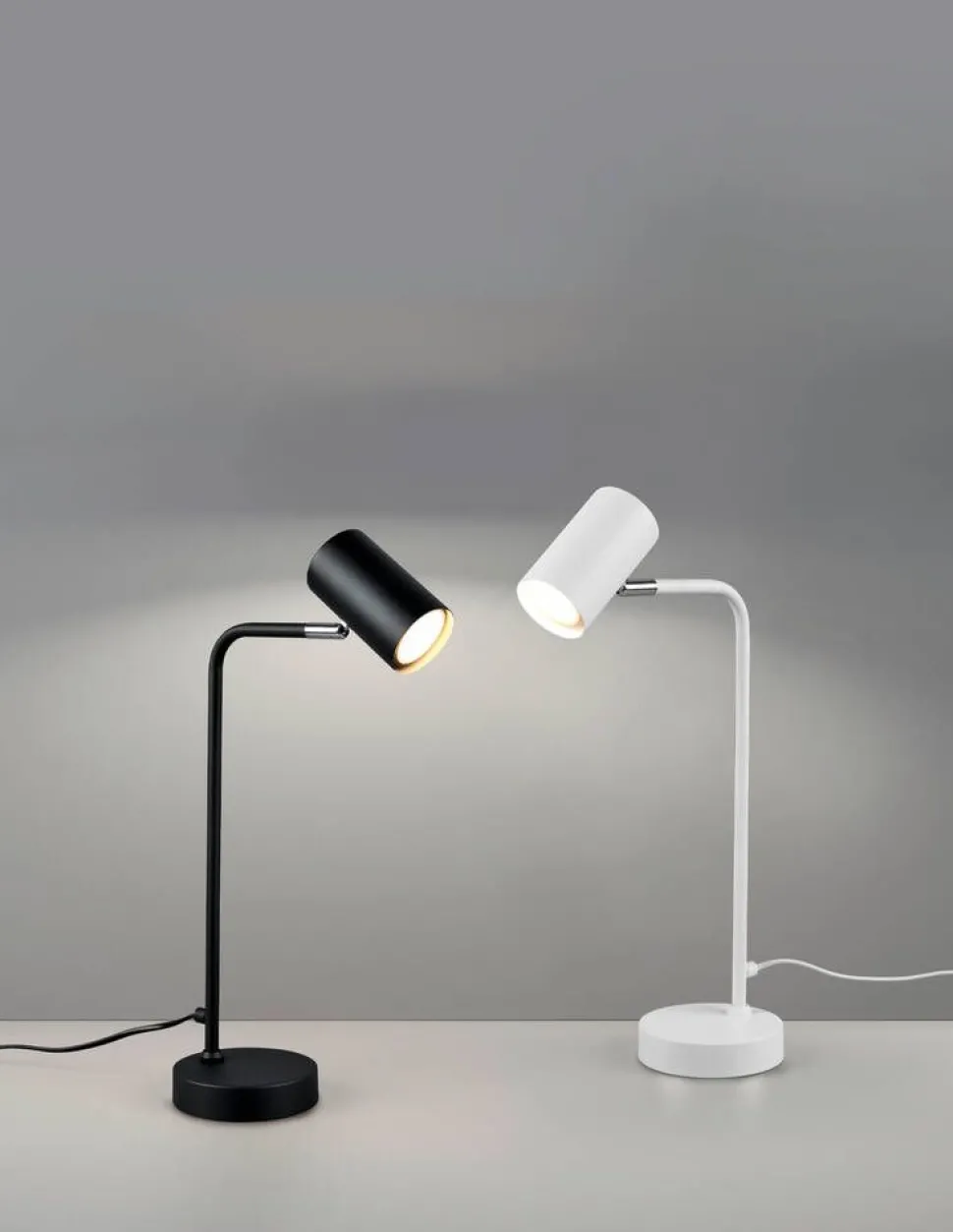 Trio Lighting pöytävalaisin Marley GU10 mattavalkoinen