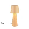 Trio Lighting pöytävalaisin Nubian E27 kellertävänruskea