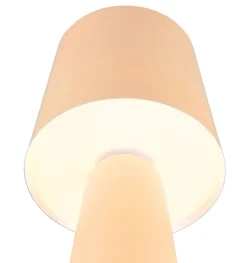 Trio Lighting pöytävalaisin Nubian E27 kellertävänruskea