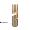 Trio Lighting pöytävalaisin Stream GU10 kahvinruskea