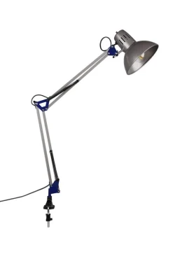 Trio Lighting pöytävalaisin Tajo E27 harmaa