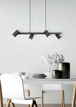 Trio Lighting riippuvalaisin Marley 4-os 80 cm GU10 mattamus