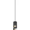 Trio Lighting riippuvalaisin Stream 1-os GU10 mattamusta