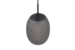 Trio Lighting riippuvalaisin Facette 1-os E27 mattamusta/sav