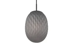 Trio Lighting riippuvalaisin Facette 1-os E27 mattamusta/sav