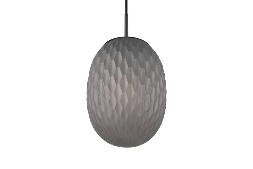 Trio Lighting riippuvalaisin Facette 1-os E27 mattamusta/sav